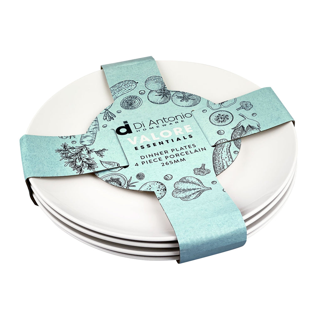 Dinner Plate 265mm Set 4 Valore Essentials
