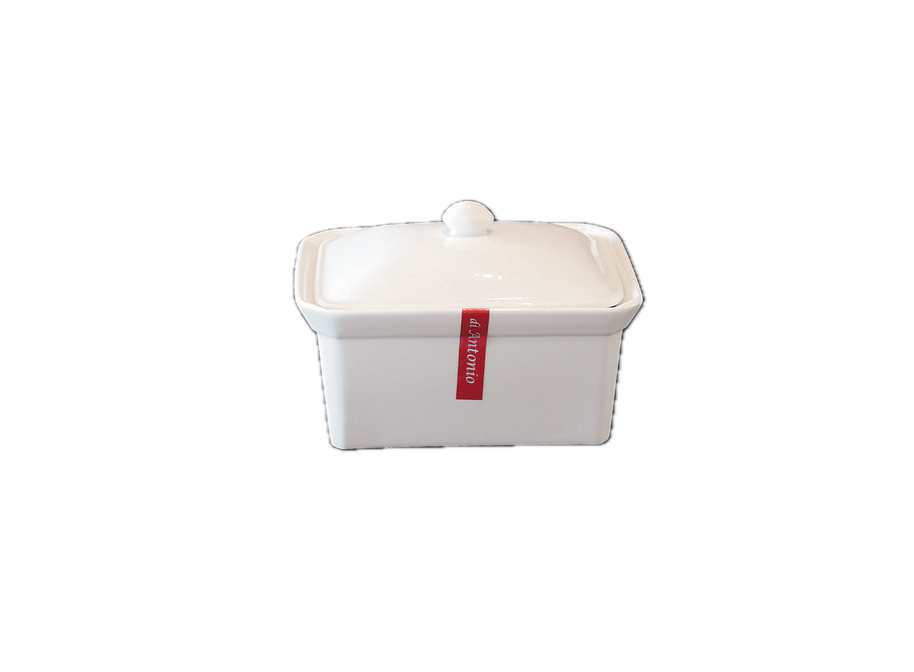 Butter Holder 1lb Porcelain