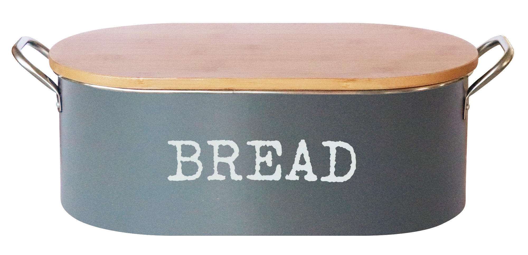 *Bread Bin 360x200x140mm Brenton Grey
