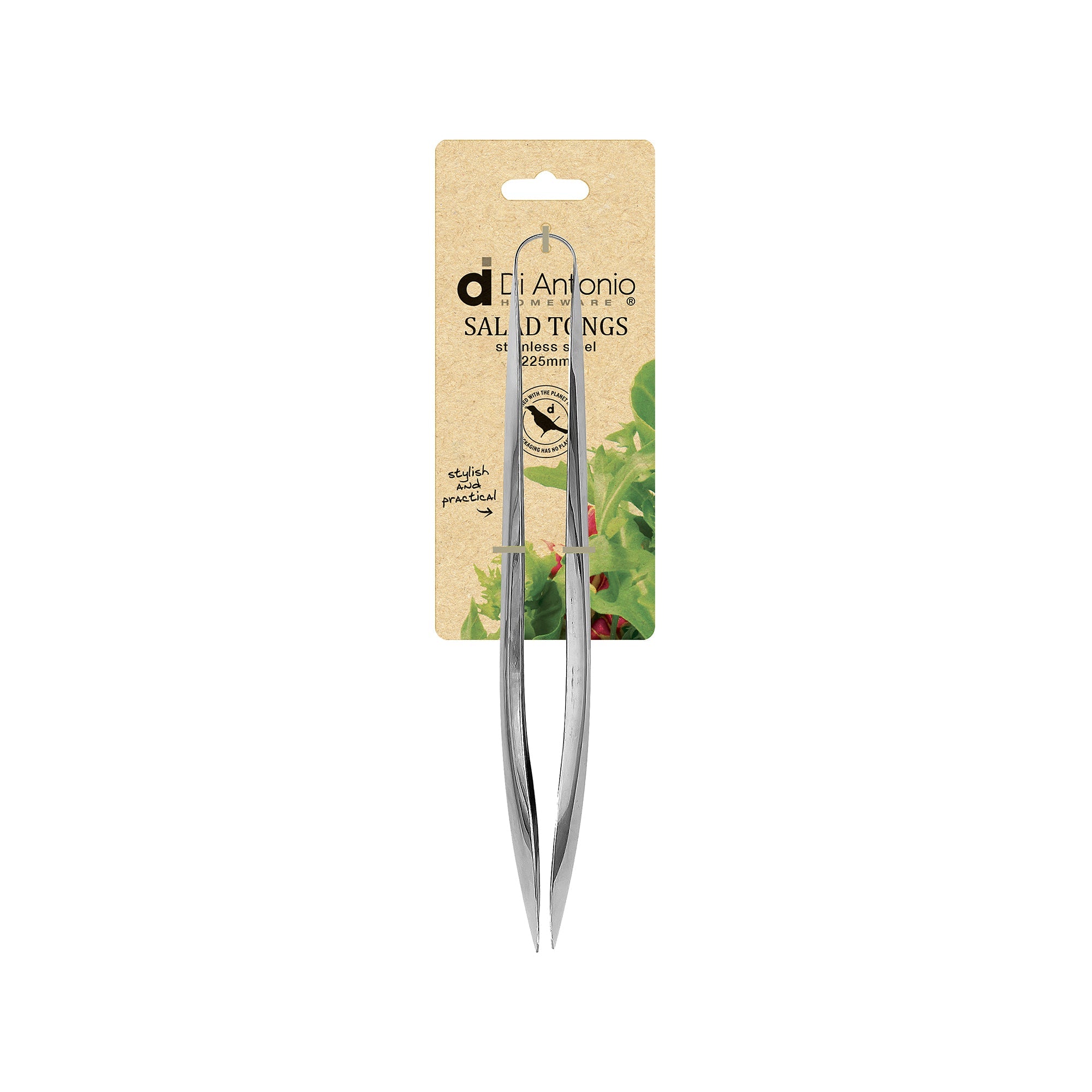 Tongs Salad 245mm Stainless Steel