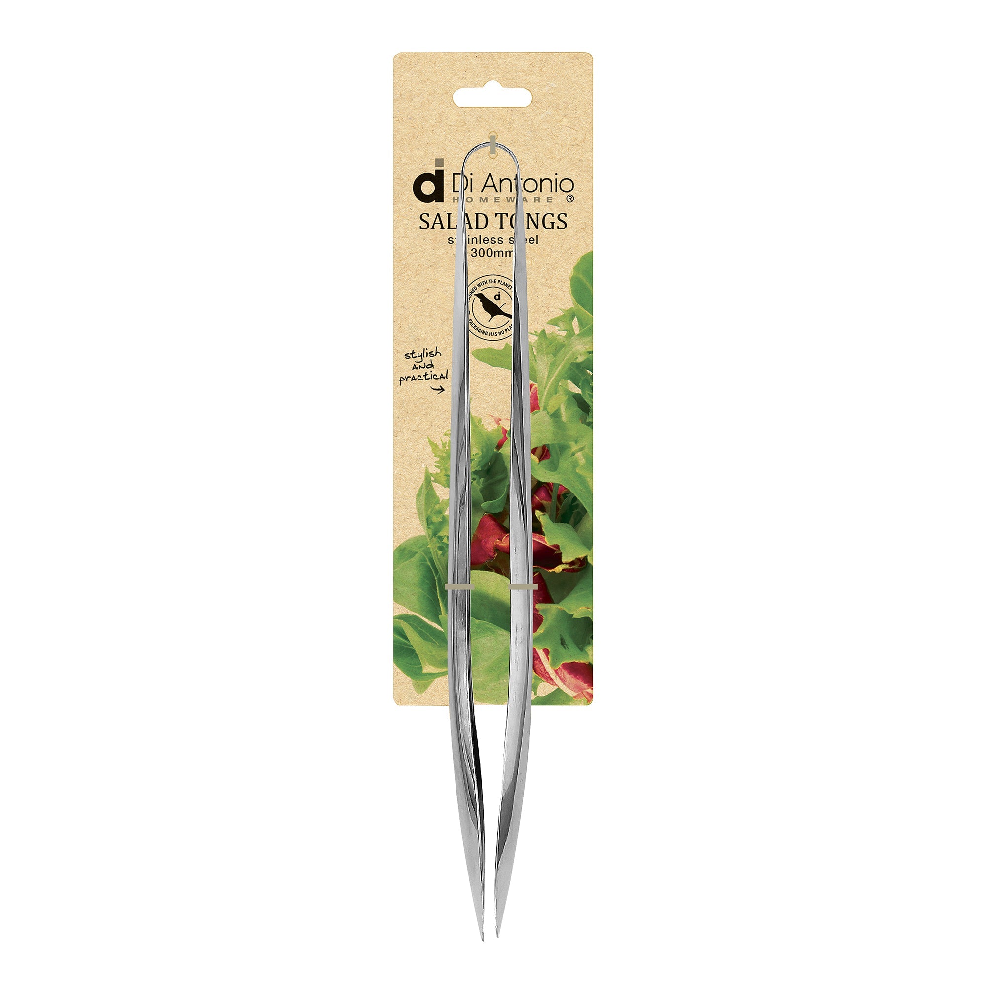 Tongs Salad 295mm Stainless Steel