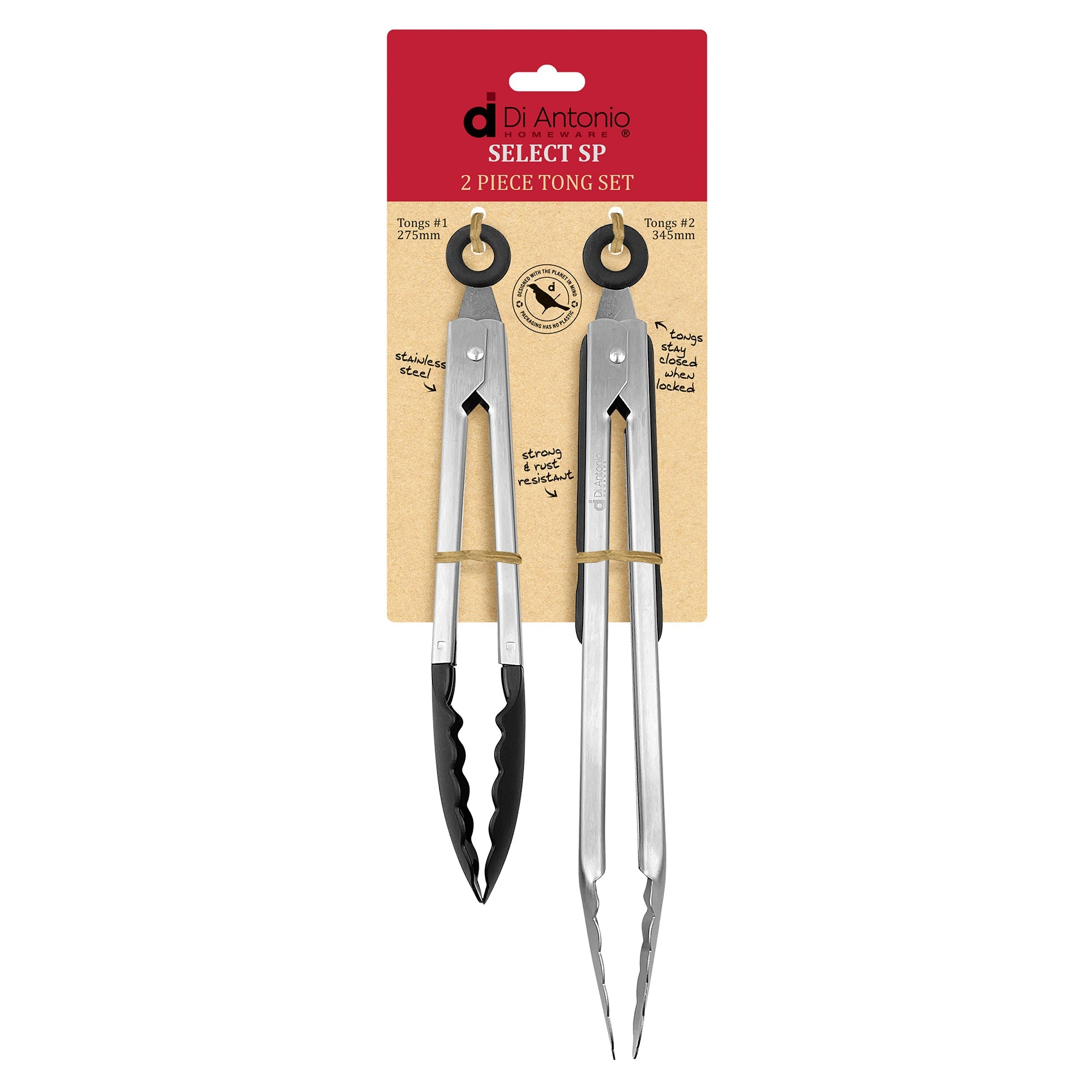 Tongs Set 2 Pce 275mm & 345mm