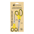 Scissor Set 2pc 203mm (8") & 152mm (6") S/S Yellow