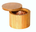 Salt Box with Swivel Lid 90x74mm Bamboo