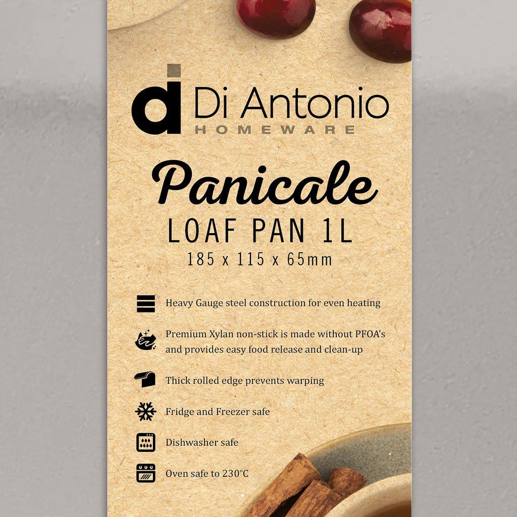 Loaf Pan 1lb 185x115x65mm Panicale