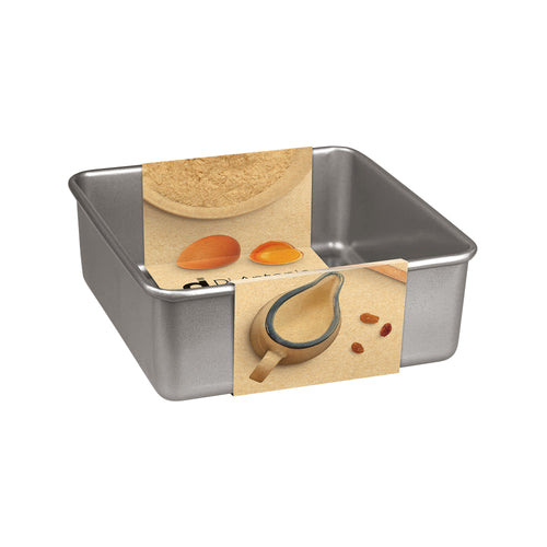 Cake Pan Square Loose Base 220x80mm Panicale