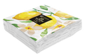 Paper Napkins / Serviettes 330x330mm Pack of 20 Lemons