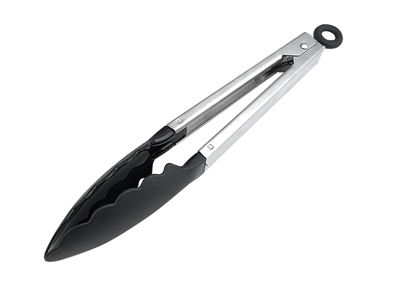 Tongs 275mm Stainless Steel with Nylon Heads