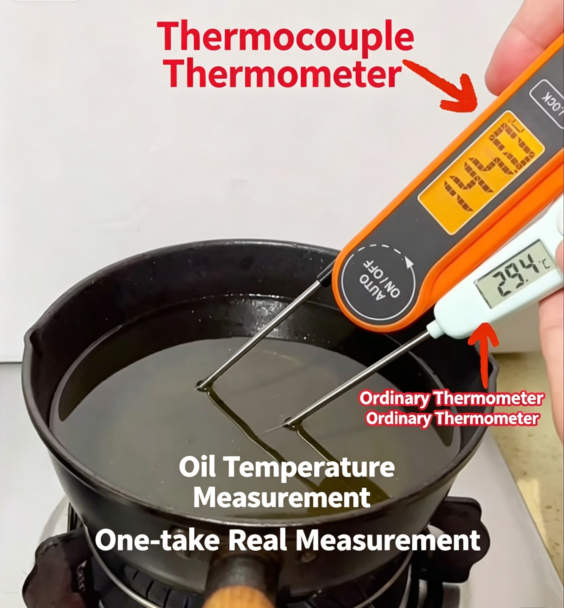 Portable Rechargeable Electronic Thermometer